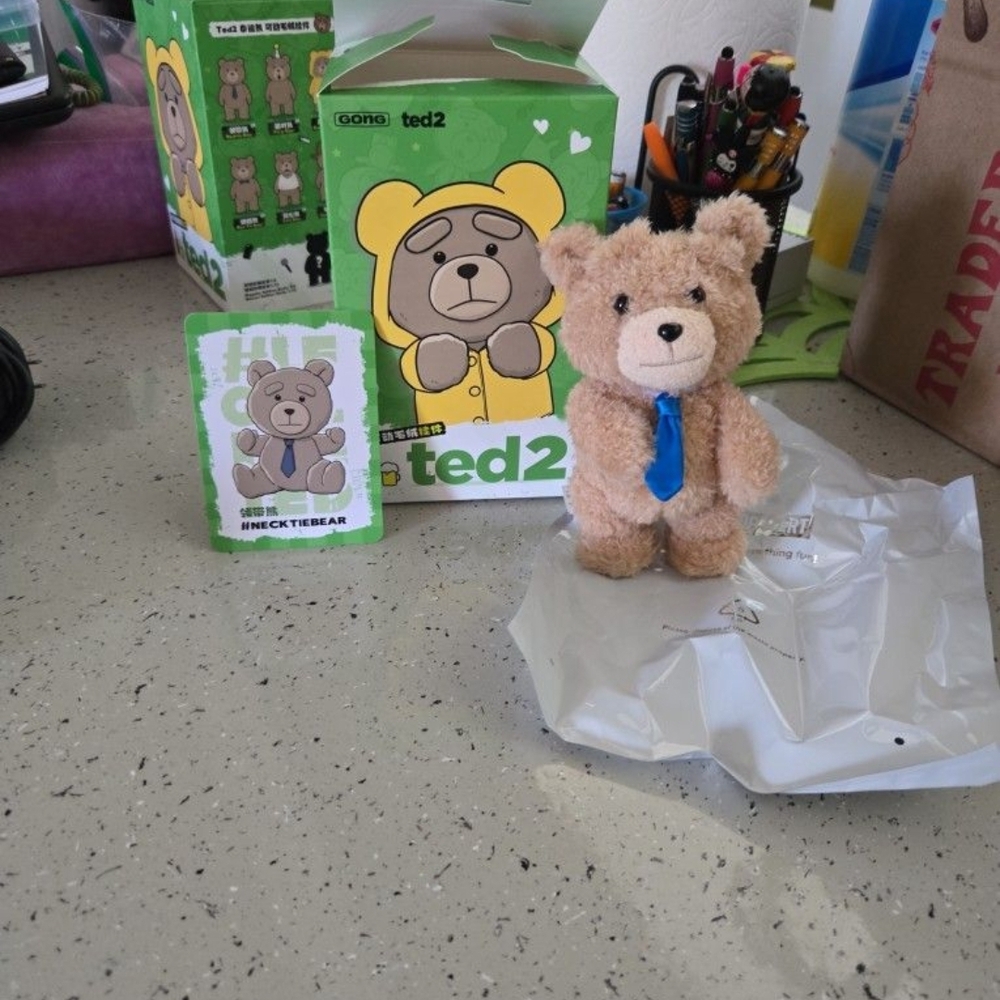 Ted 2 Plush Toy with Blue Tie